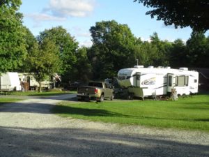 camping in the summer VT