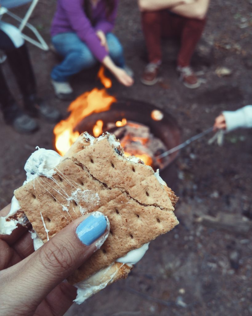 smores tips for camping in vermont